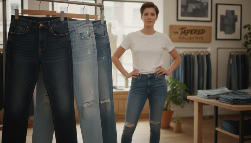 tapered fit farmerke za različite tipove građe